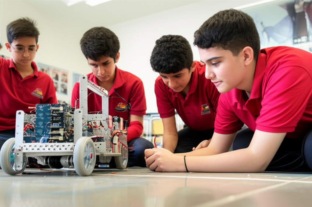 超越冲突：巴勒斯坦青少年机器人团队逐梦世界赛场