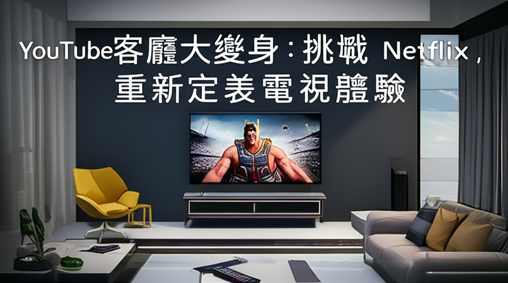 YouTube客廳大變身：挑戰Netflix，重新定義電視體驗